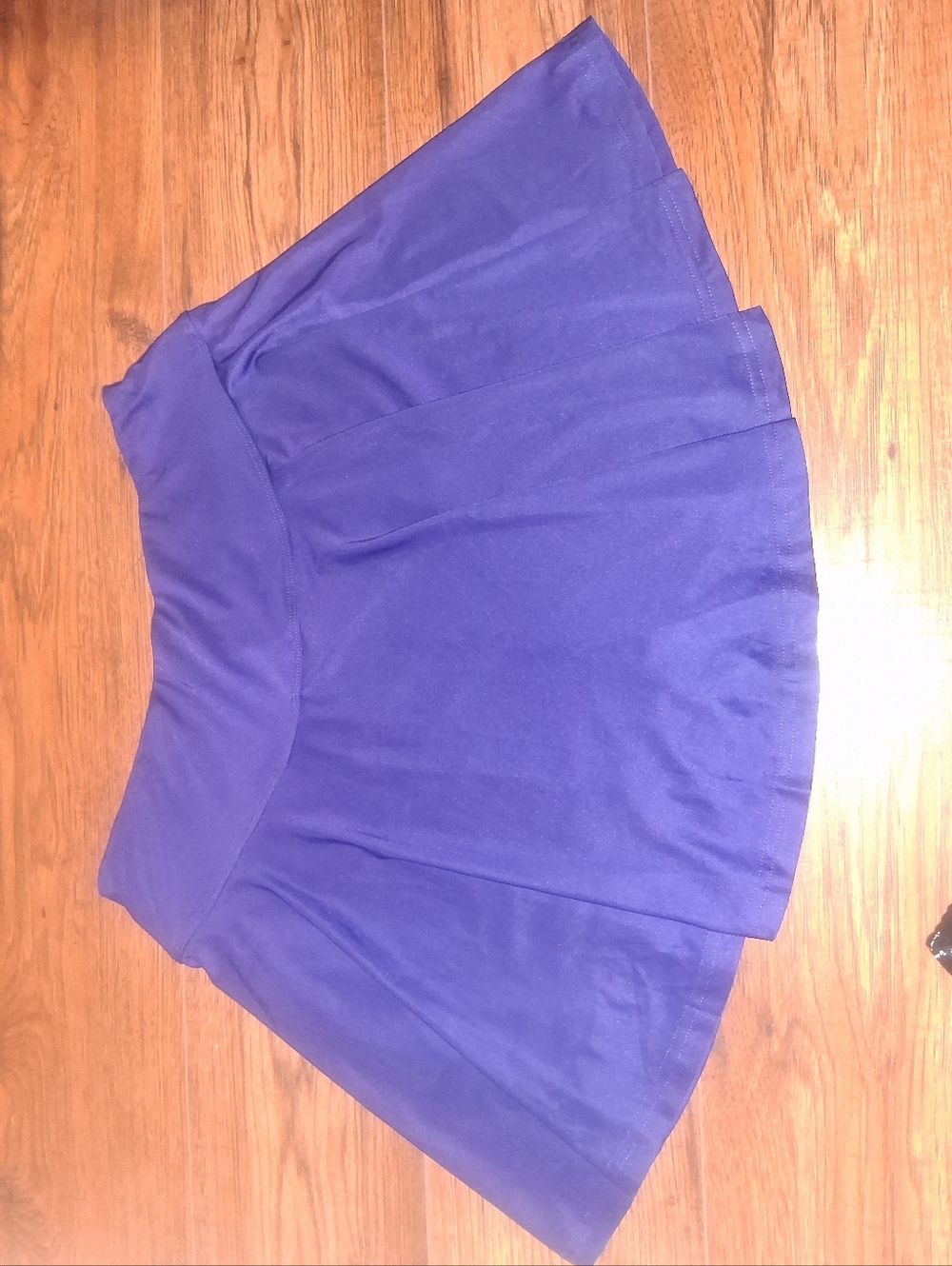 Amazon Women's Purple Mini Pleated Skirt (+ Built In Shorts)